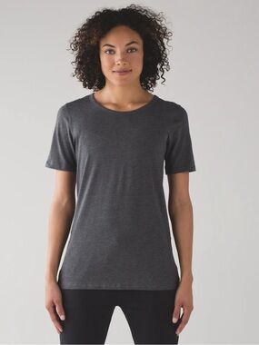 Lululemon Love Tee Crew II - Heathered Pitch Grey